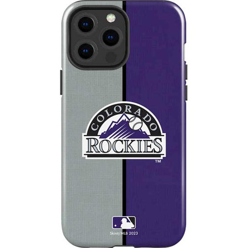 MLB Colorado Rockies Split iPhone 15 Pro Max Impact Case